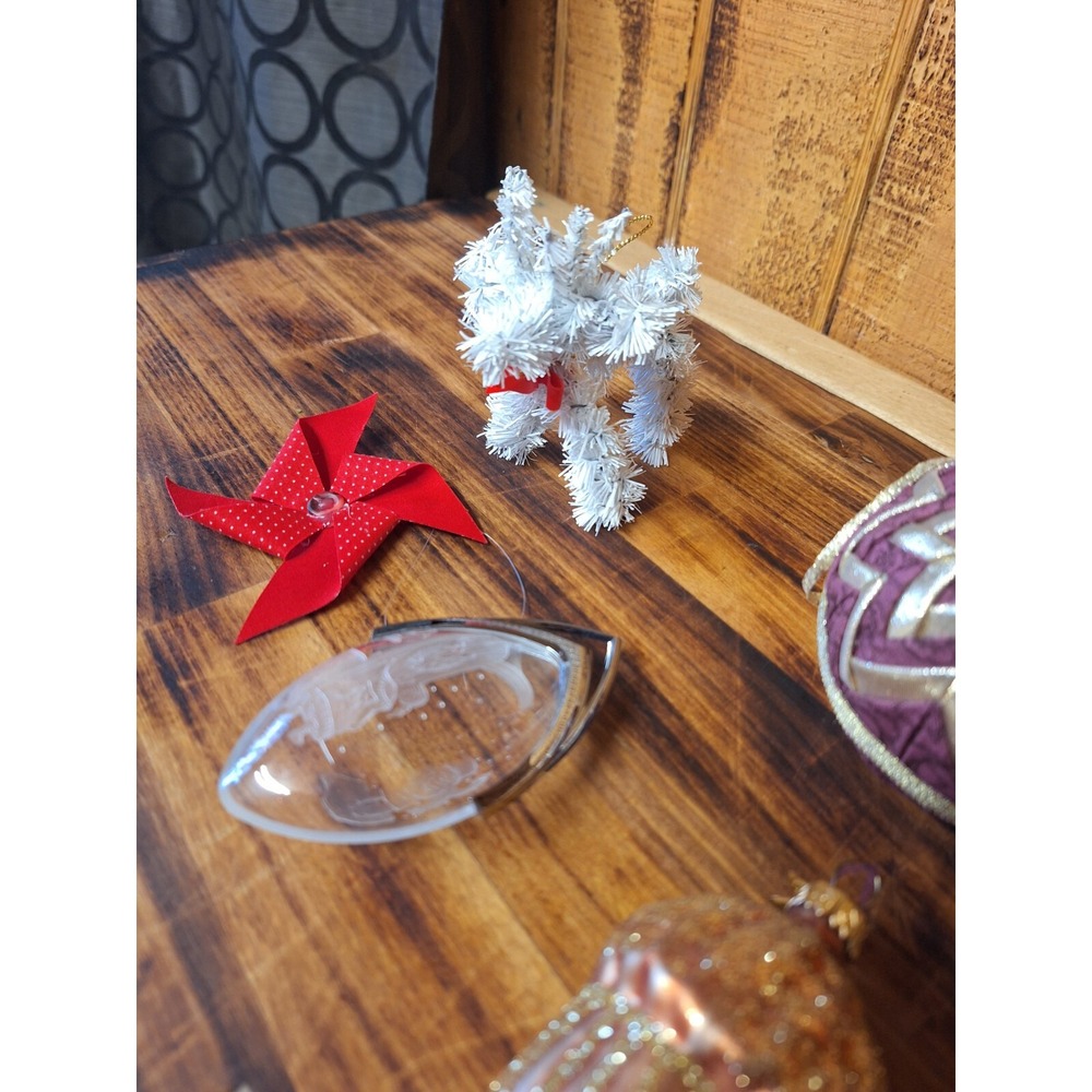Lot of 14‎ Vtg Christmas Tree Ornaments Random Lot - Picture 5 of 9